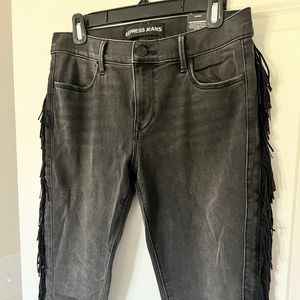 Express Fringe Jeans NWT